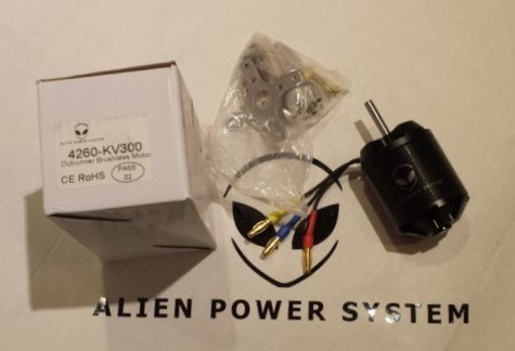 APS Brushless Outrunner Motor 4260S 100KV mit Sensoren